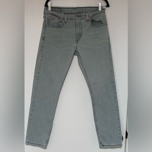 Men’s Levis 502 Straight Taper Blue Gray Denim Jeans Size 30 x 29